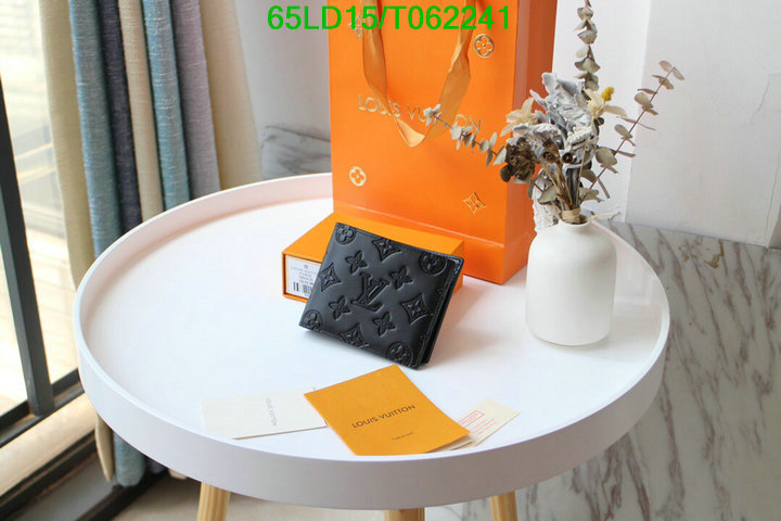 LV Bags-(Mirror)-Wallet-,Code: T062241,$: 65USD