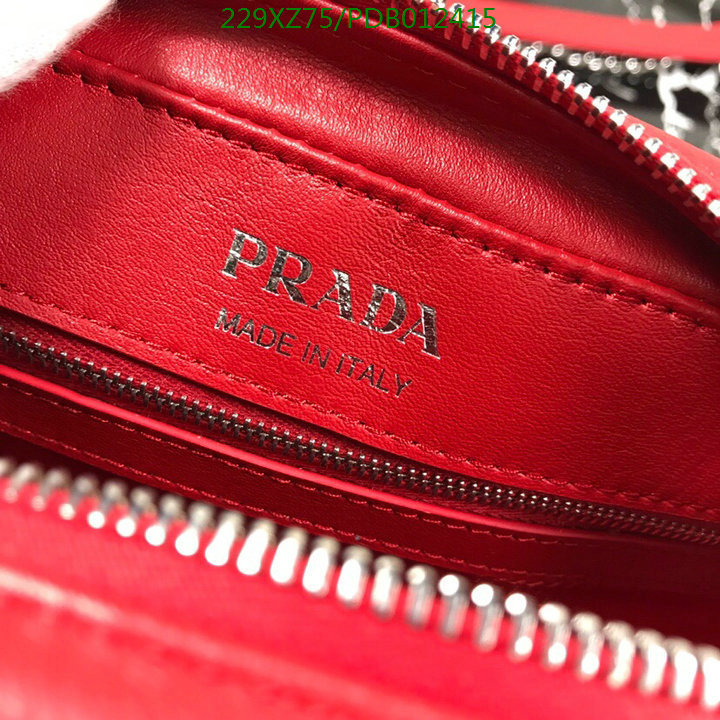 Prada Bag-(Mirror)-Diagonal-,Code: PDB012415,$:229USD