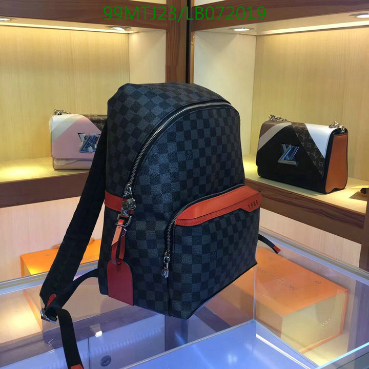 LV Bags-(4A)-Backpack-,Code: LB072019,$:99USD