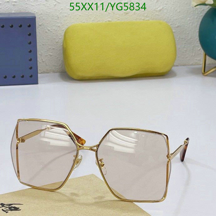 Glasses-Gucci Code: YG5834 $: 55USD