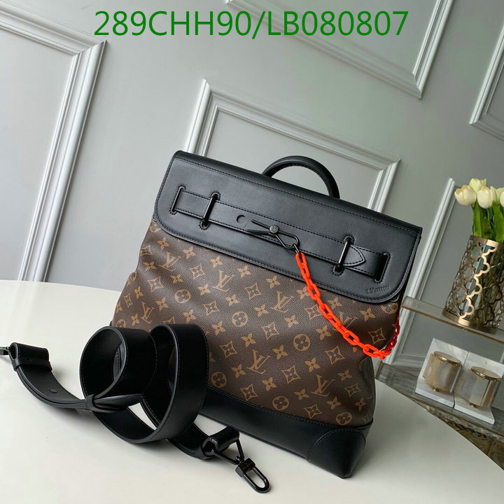 LV Bags-(Mirror)-Backpack-,Code: LB080807,$:289USD