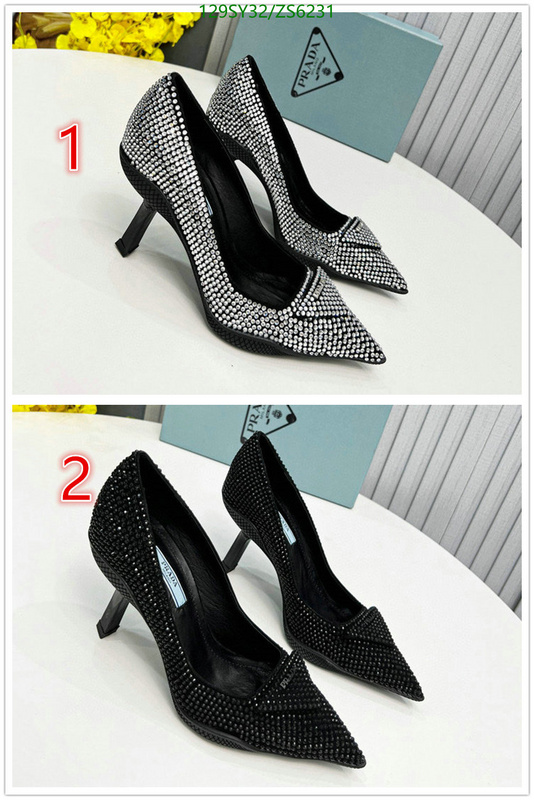 Women Shoes-Prada, Code: ZS6231,$: 129USD