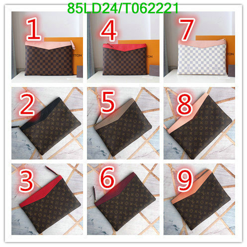 LV Bags-(Mirror)-Wallet-,Code: T062221,$: 85USD