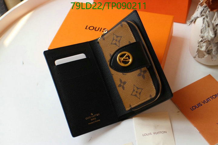 LV Bags-(Mirror)-Wallet-,Code: TP090211,$: 79USD