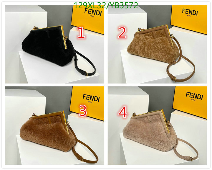 Fendi Bag-(4A)-First Series-,Code: YB3572,$: 129USD