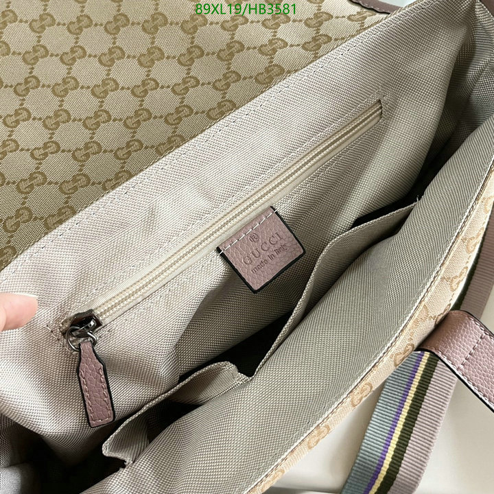 Gucci Bag-(4A)-Diagonal-,Code: HB3581,$: 89USD