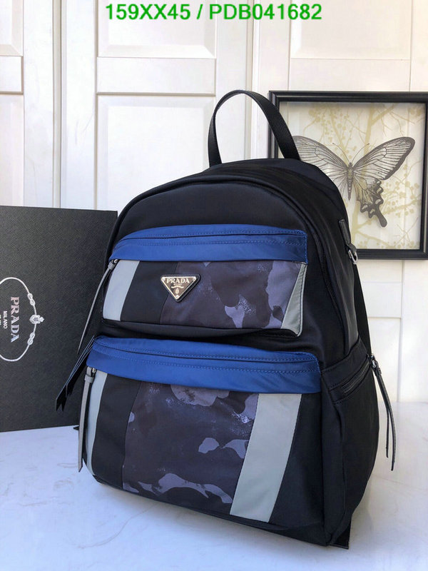 Prada Bag-(Mirror)-Backpack-,Code: PDB041682,$: 159USD
