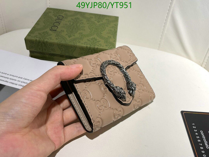 Gucci Bag-(4A)-Wallet-,Code: YT951,$: 49USD