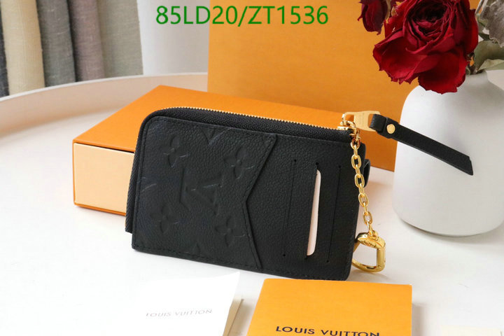 LV Bags-(Mirror)-Wallet-,Code: ZT1536,$: 85USD