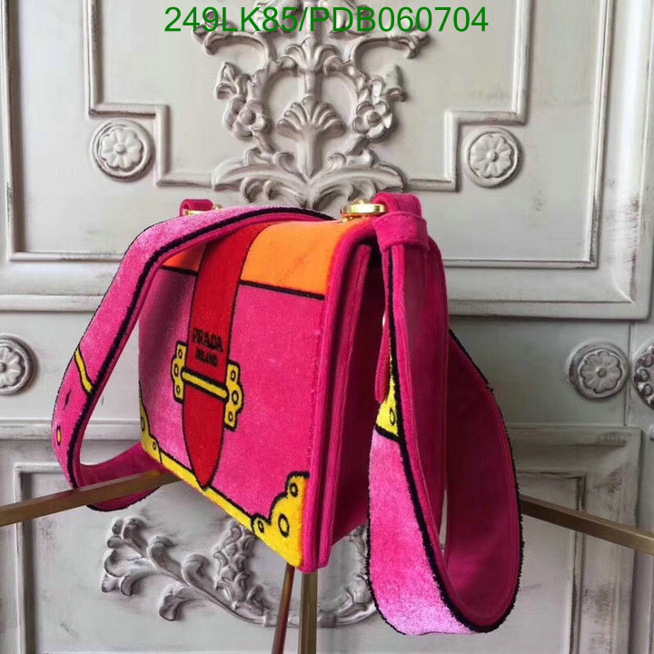 Prada Bag-(Mirror)-Diagonal-,Code: PDB060704,$: 249USD