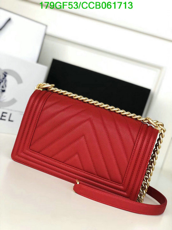 Chanel Bags -(Mirror)-Le Boy,Code: CCB061713,$: 179USD