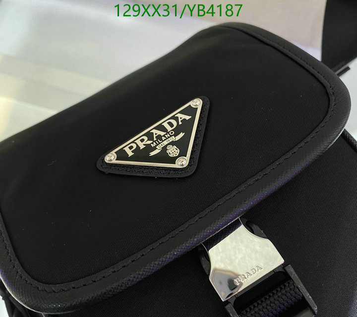 Prada Bag-(Mirror)-Diagonal-,Code: YB4187,$: 129USD