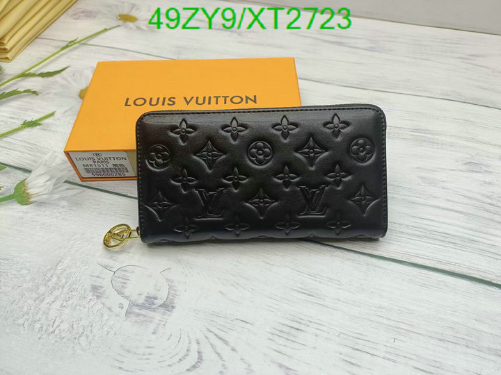 LV Bags-(4A)-Wallet-,Code: XT2723,$: 49USD