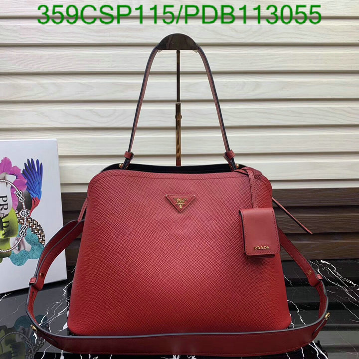 Prada Bag-(Mirror)-Handbag-,Code: PDB113055,$: 359USD