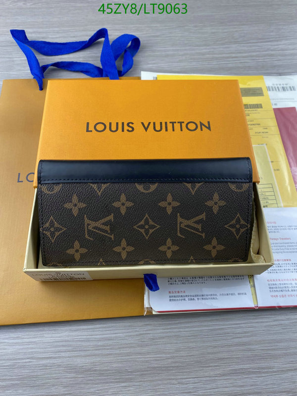 LV Bags-(4A)-Wallet-,Code: LT9063,$: 45USD