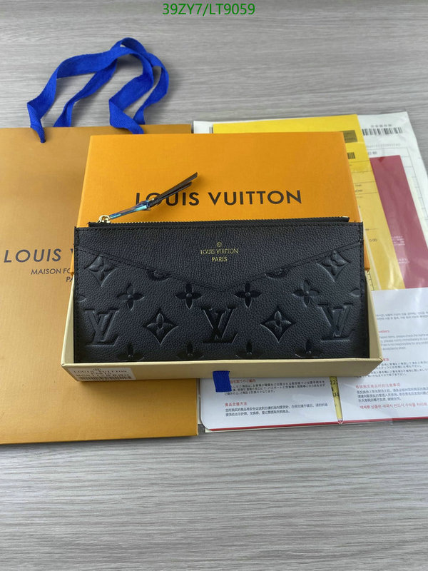 LV Bags-(4A)-Wallet-,Code: LT9059,$: 39USD