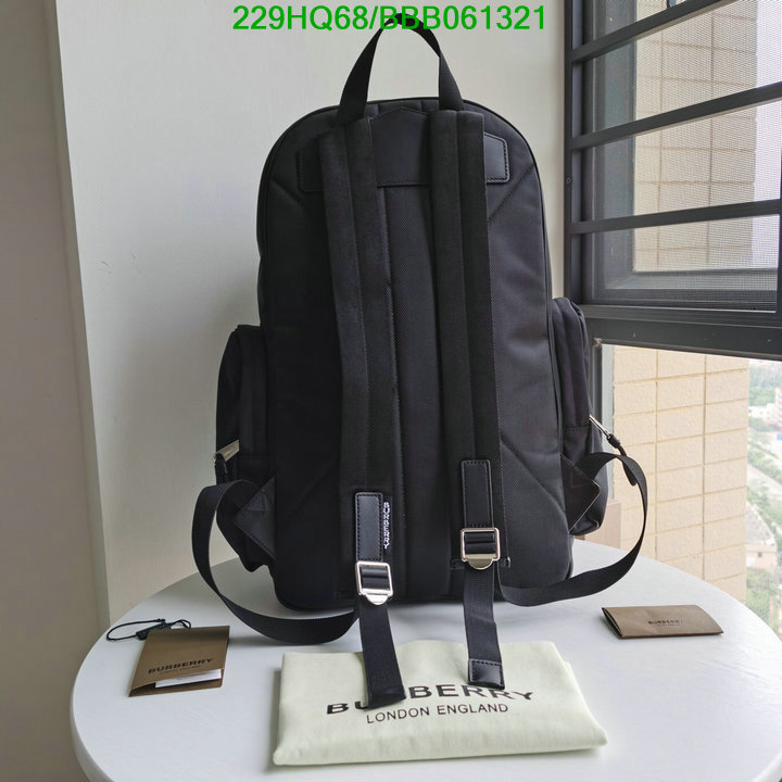 Burberry Bag-(Mirror)-Backpack-,Code: BBB061321,$: 229USD