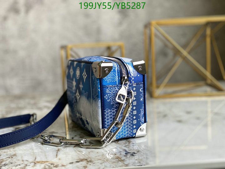 LV Bags-(Mirror)-Petite Malle-,Code: YB5287,$: 199USD