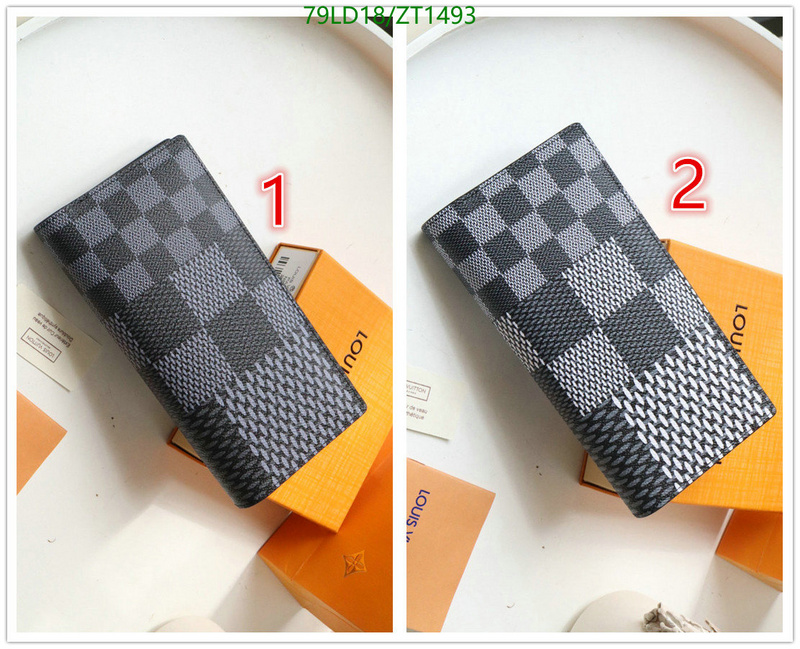 LV Bags-(Mirror)-Wallet-,Code: ZT1493,$: 79USD