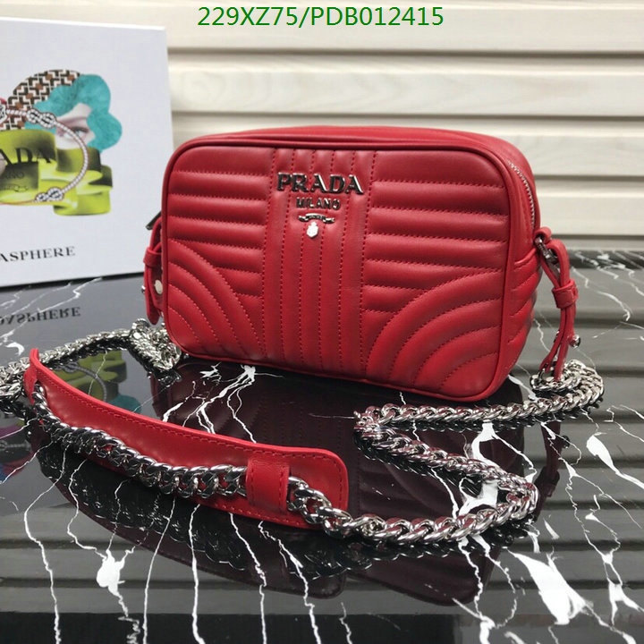 Prada Bag-(Mirror)-Diagonal-,Code: PDB012415,$:229USD