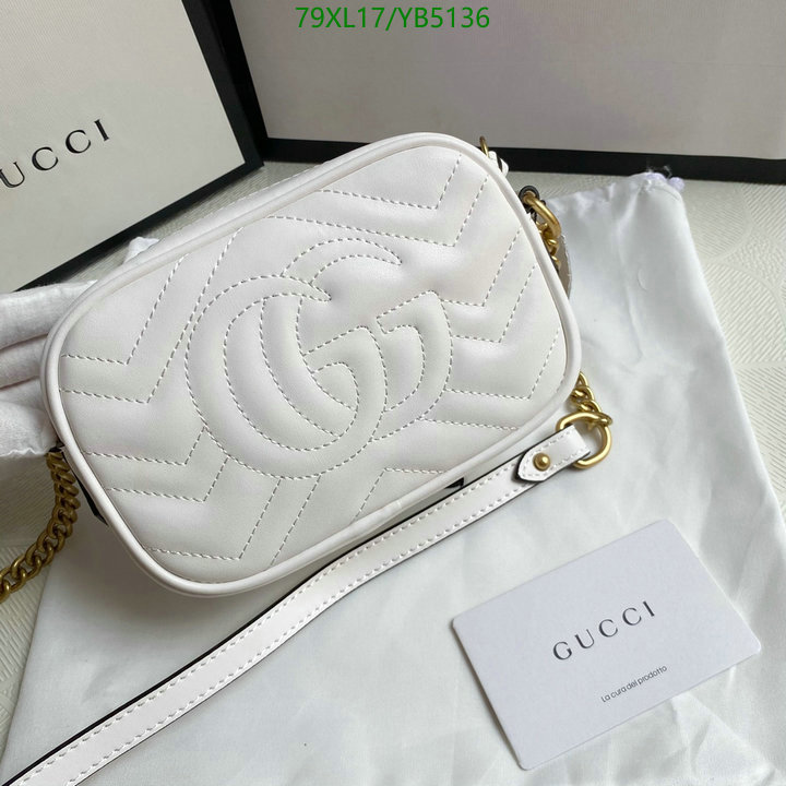 Gucci Bag-(4A)-Marmont,Code: YB5136,$: 79USD