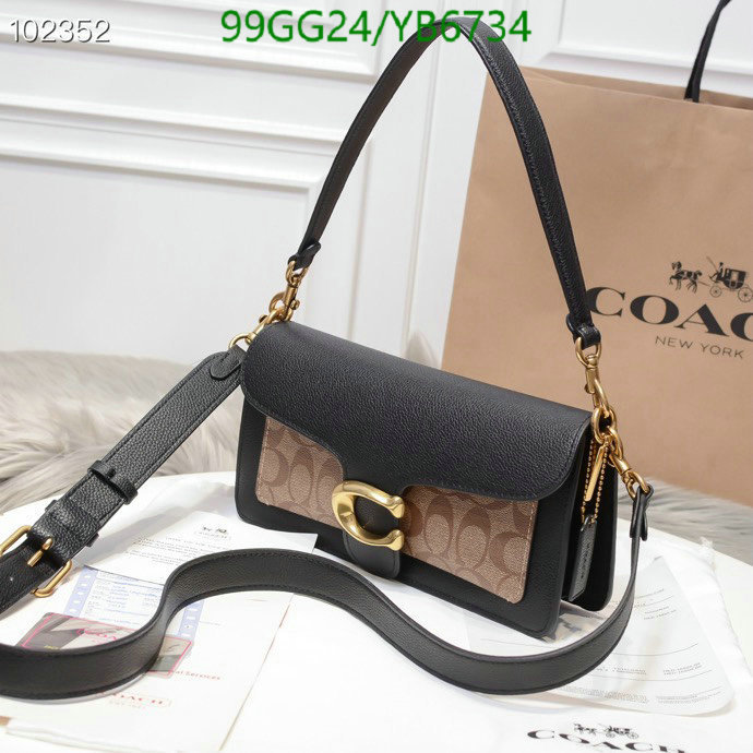 Coach Bag-(4A)-Handbag-,Code: YB6734,$: 99USD