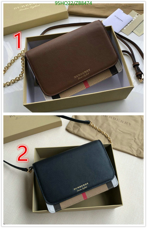 Burberry Bag-(4A)-Diagonal-,Code: ZB8474,$: 95USD