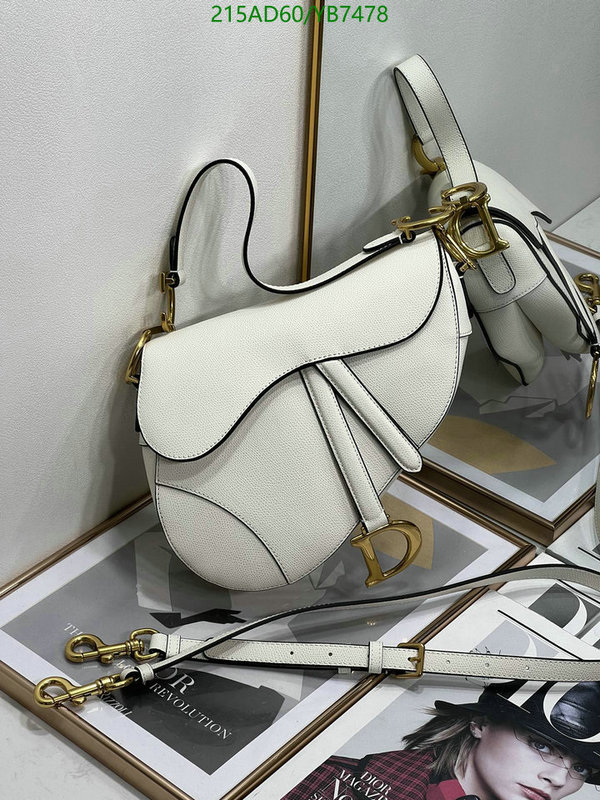 Dior Bags -(Mirror)-Saddle-,Code: YB7478,$: 215USD