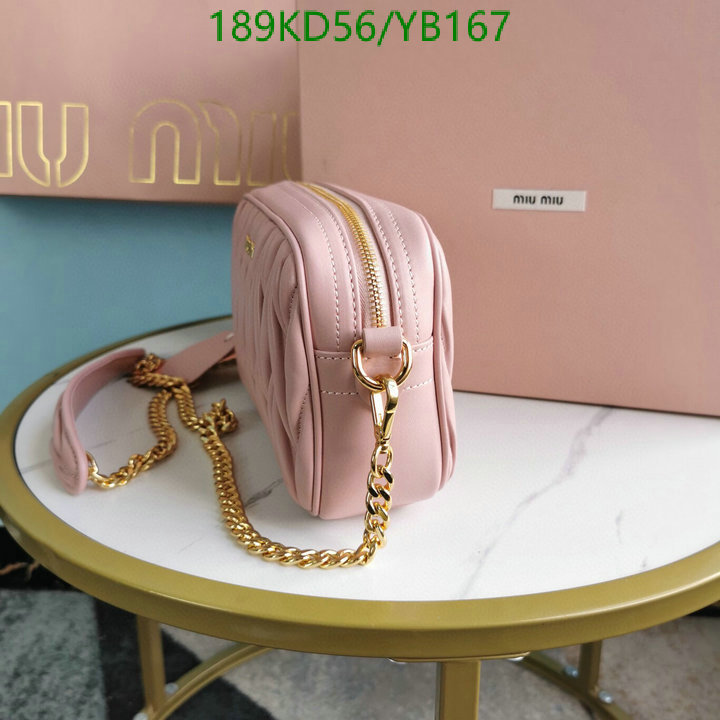 Miu Miu Bag-(Mirror)-Diagonal-,Code: YB167,$: 189USD