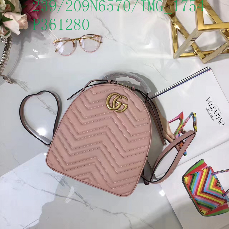 Gucci Bag-(Mirror)-Backpack-,Code: GGB112753,$: 239USD