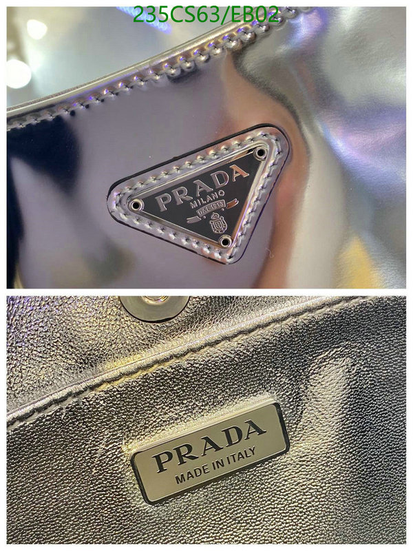 Prada Bag-(Mirror)-Cleo,Code: EB02,$: 235USD