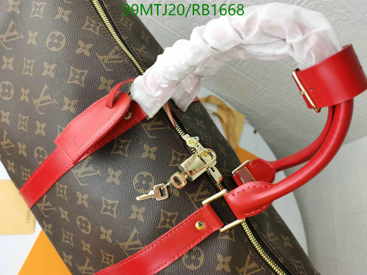 LV Bags-(4A)-Keepall BandouliRe 45-50-,Code:RB1668,$: 99USD