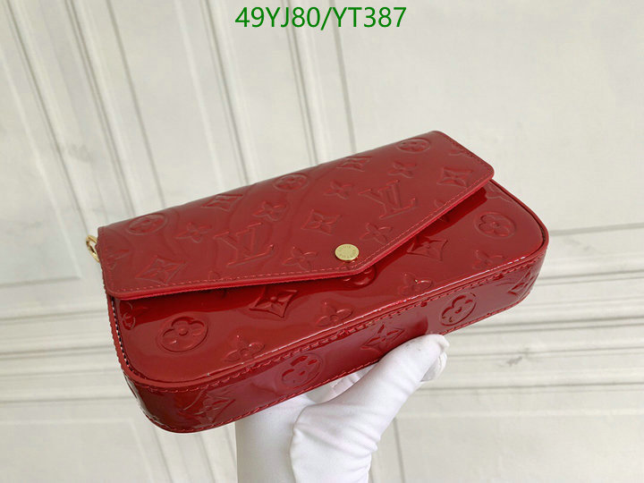 LV Bags-(4A)-Wallet-,Code: YT387,$: 49USD