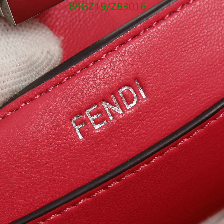 Fendi Bag-(4A)-Diagonal-,Code: ZB3016,$: 89USD