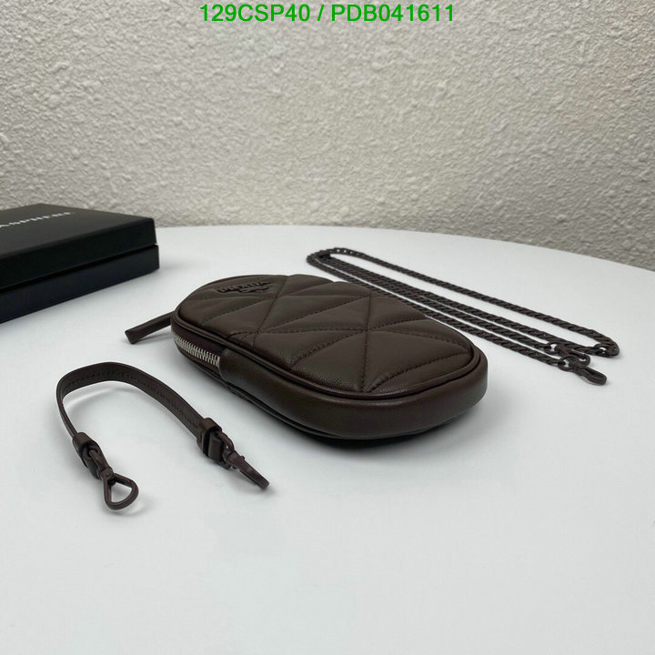 Prada Bag-(Mirror)-Diagonal-,Code: PDB041611,$: 129USD