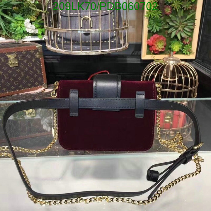 Prada Bag-(Mirror)-Diagonal-,Code: PDB060702,$: 209USD