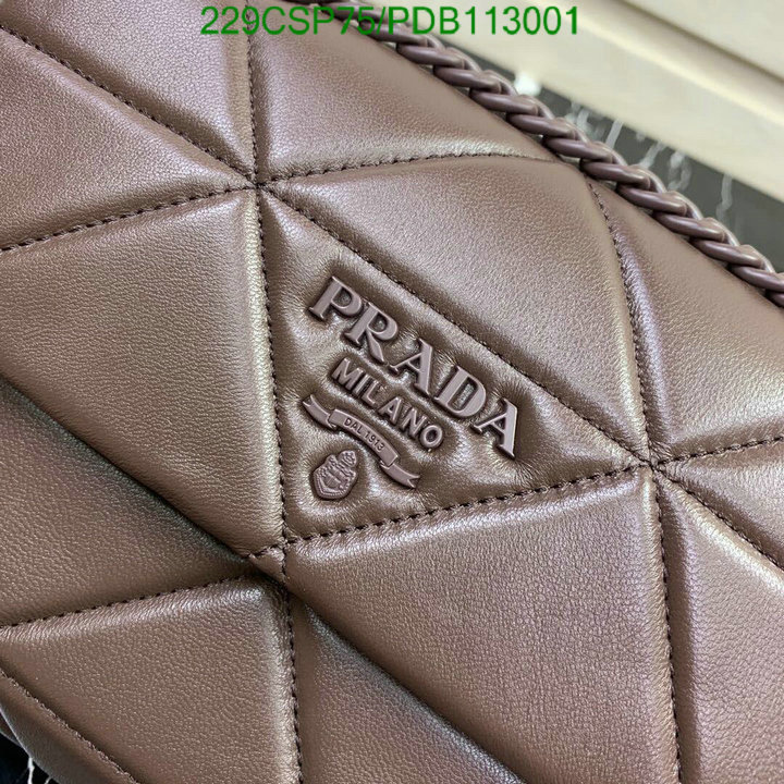 Prada Bag-(Mirror)-Diagonal-,Code: PDB113001,$: 229USD