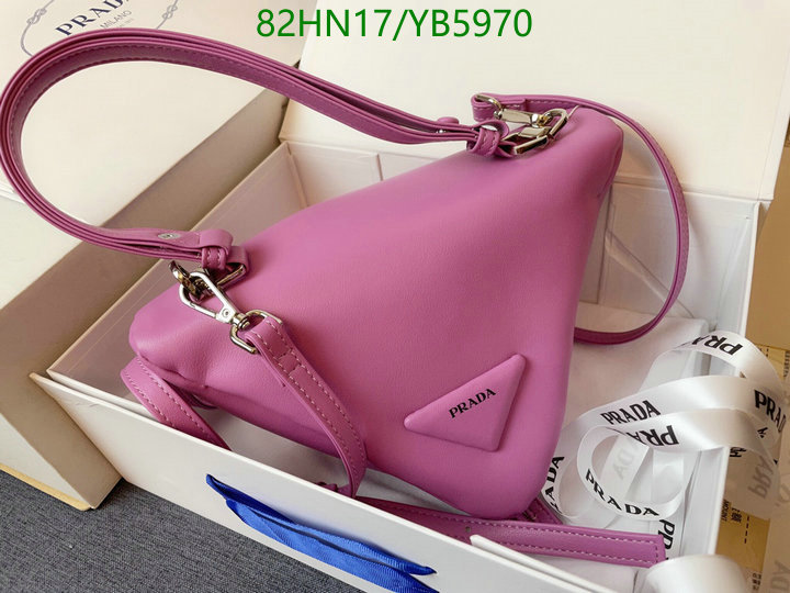 Prada Bag-(4A)-Triangle-,Code: YB5970,$: 82USD