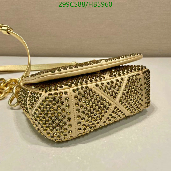 Prada Bag-(Mirror)-Diagonal-,Code: HB5960,$: 299USD