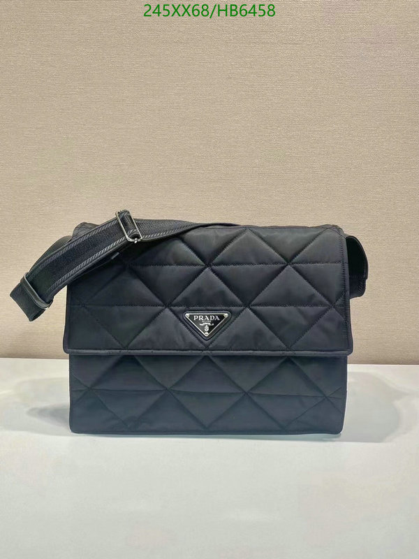 Prada Bag-(Mirror)-Diagonal-,Code: HB6458,$: 245USD