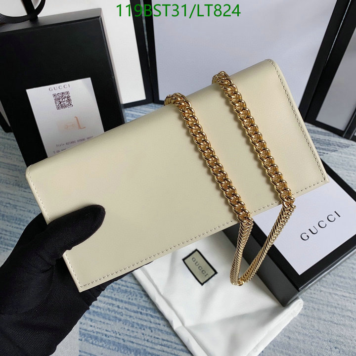 Gucci Bag-(Mirror)-Wallet-,Code: LT824,$: 119USD