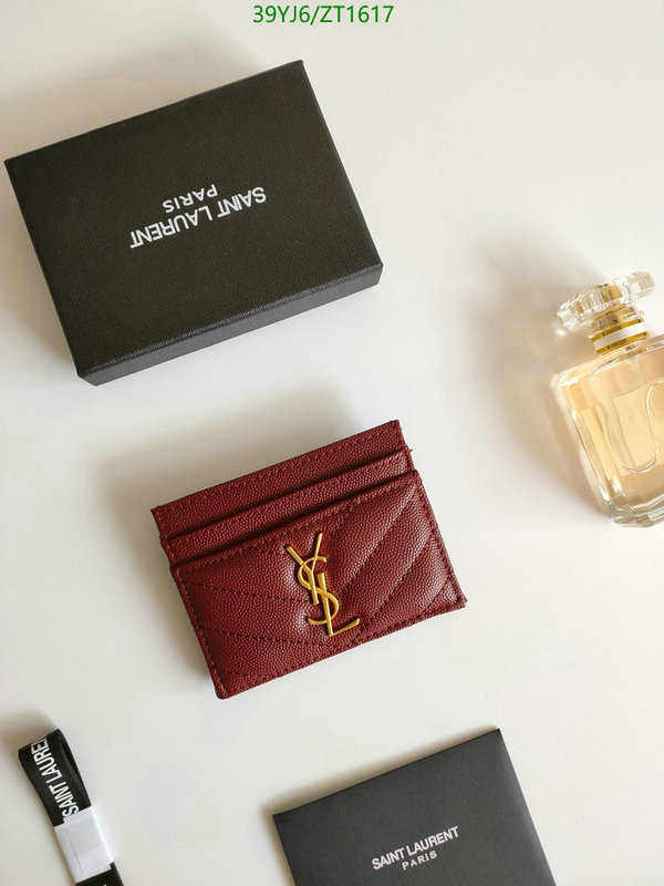 YSL Bag-(4A)-Wallet-,Code: ZT1617,$: 39USD