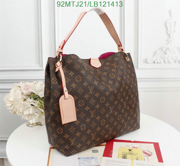 LV Bags-(4A)-Handbag Collection-,Code: LB121413,$: 92USD