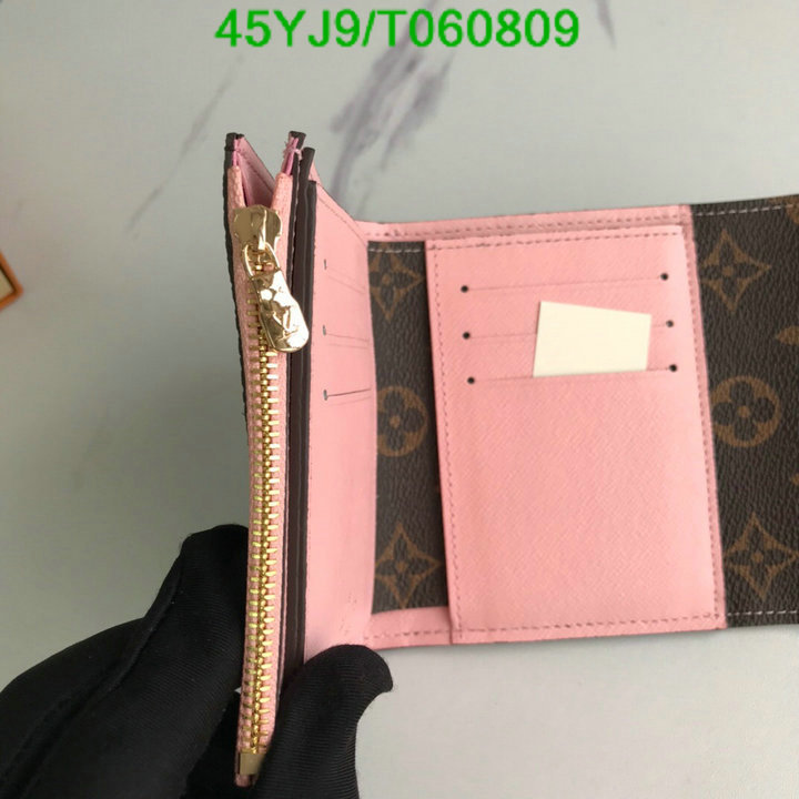 LV Bags-(4A)-Wallet-,Code: T060809,$: 45USD