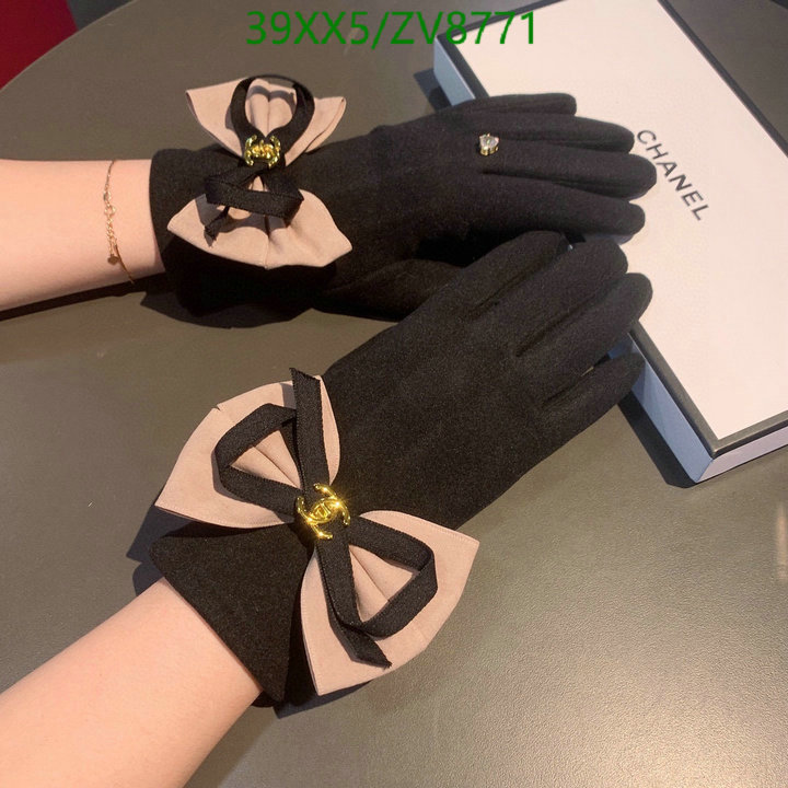Gloves-Chanel, Code: ZV8771,$: 39USD