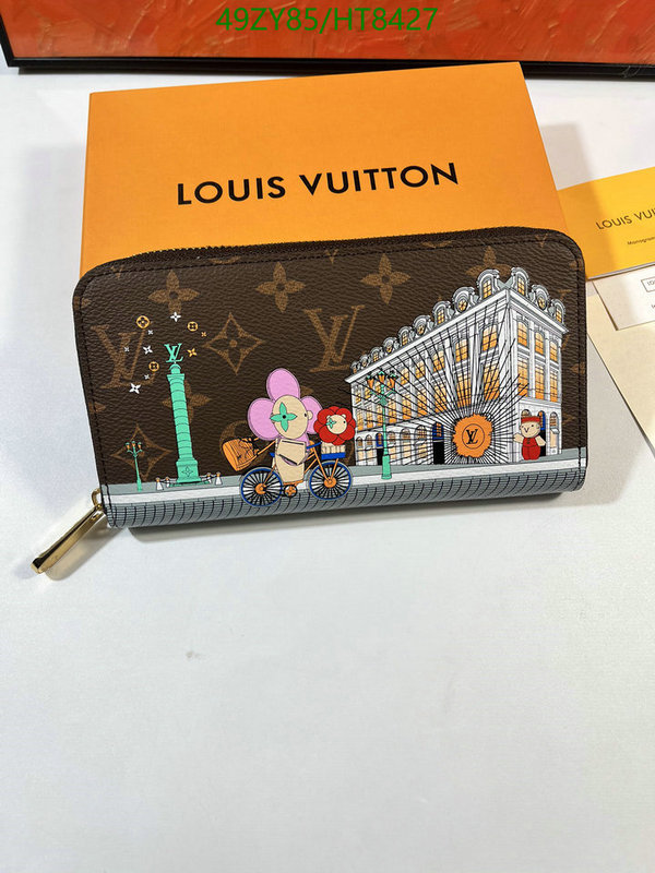 LV Bags-(4A)-Wallet-,Code: HT8427,$: 49USD