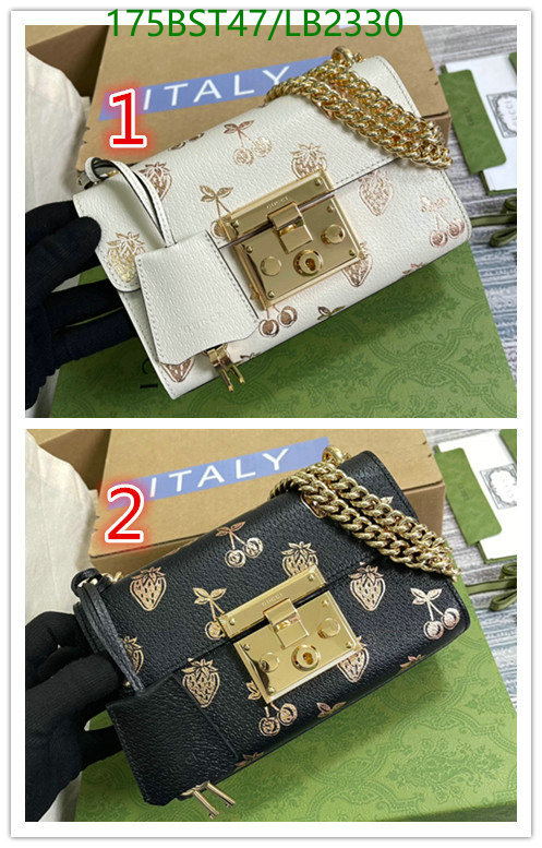 Gucci Bag-(Mirror)-Padlock,Code: LB2330,$: 175USD