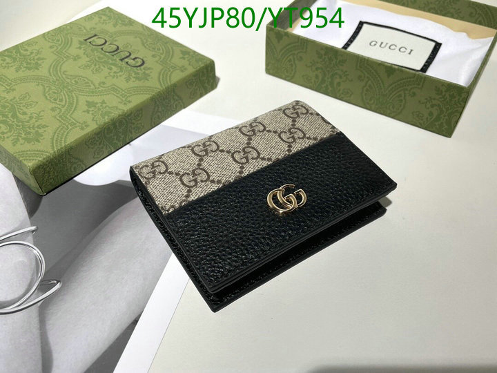 Gucci Bag-(4A)-Wallet-,Code: YT954,$: 45USD