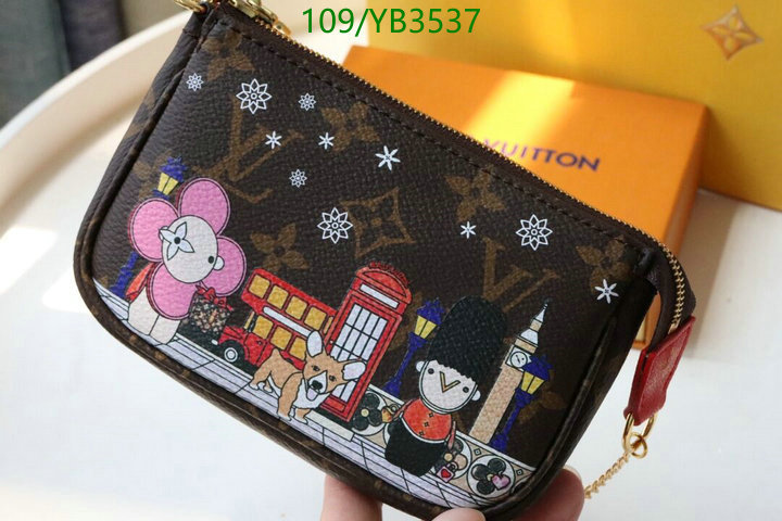 LV Bags-(Mirror)-Handbag-,Code: YB3537,$: 109USD