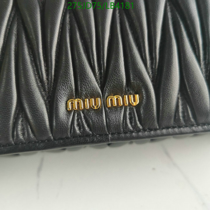 Miu Miu Bag-(Mirror)-Diagonal-,Code: LB4181,$: 275USD